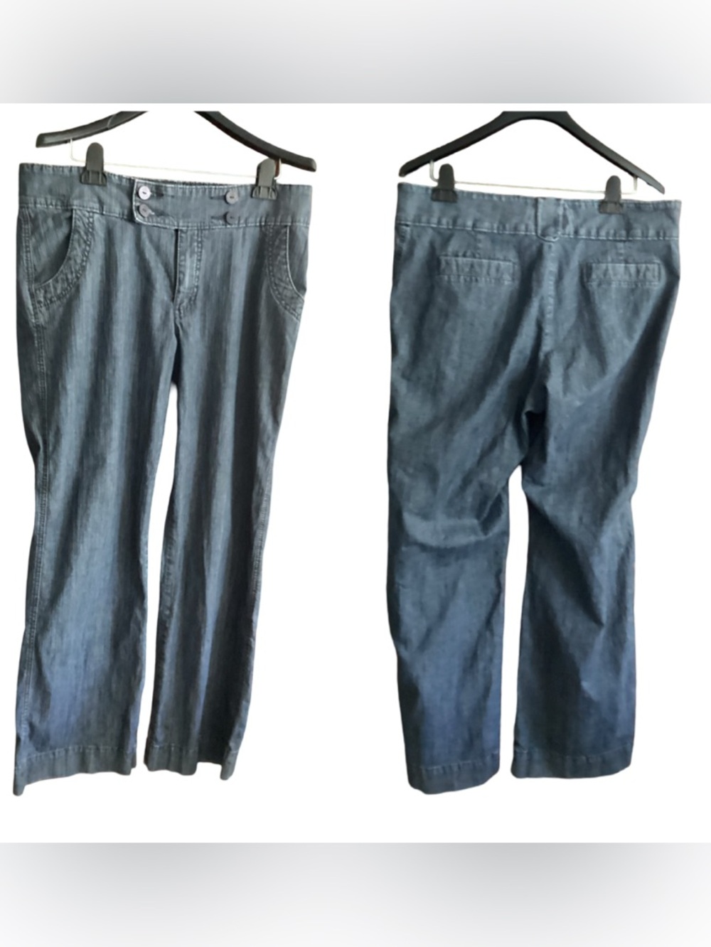 🌂 Lee One True Fit Washed Jeans w/Anchor Buttons Size 16